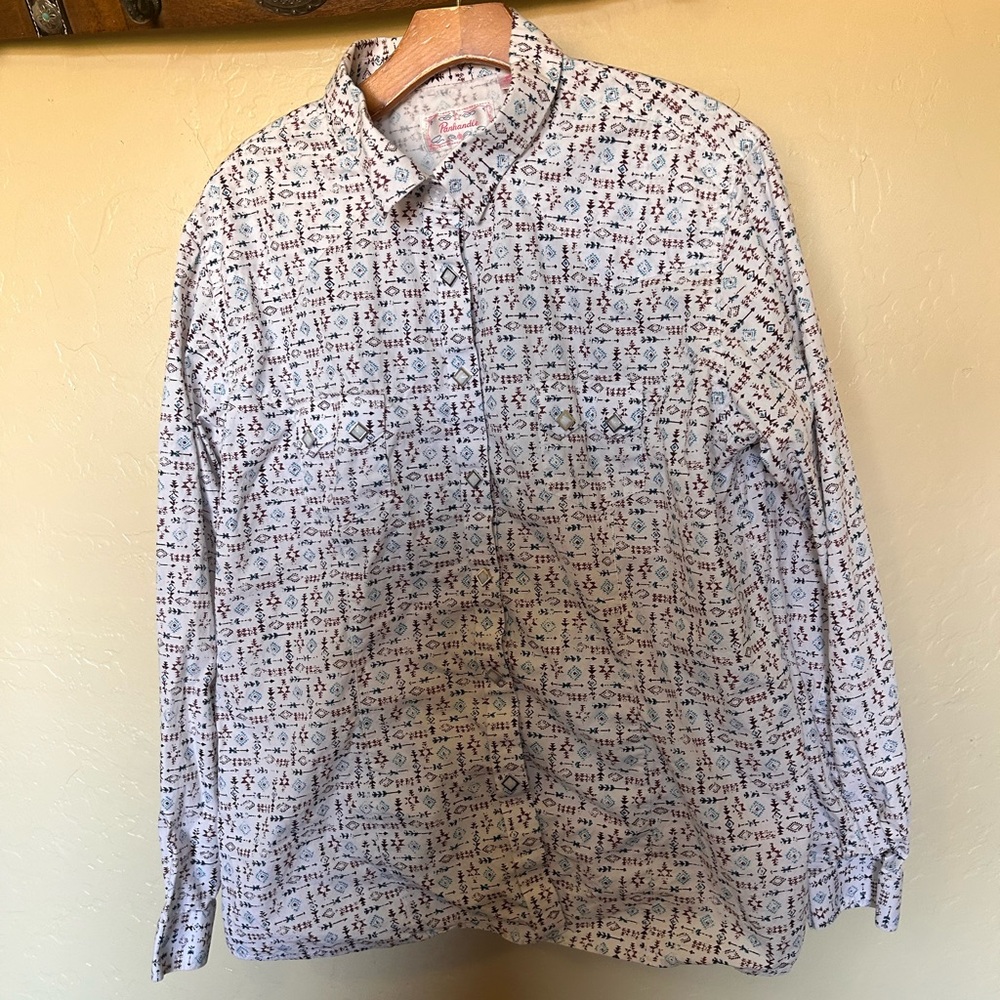 Women’s Panhandle Button Down, XL, Aztec/Western